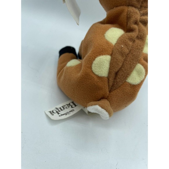Bambi Disney Store Mini Bean Bag Plush New With Tags 8" Beanie Stuffed Vintage - Picture 4 of 5